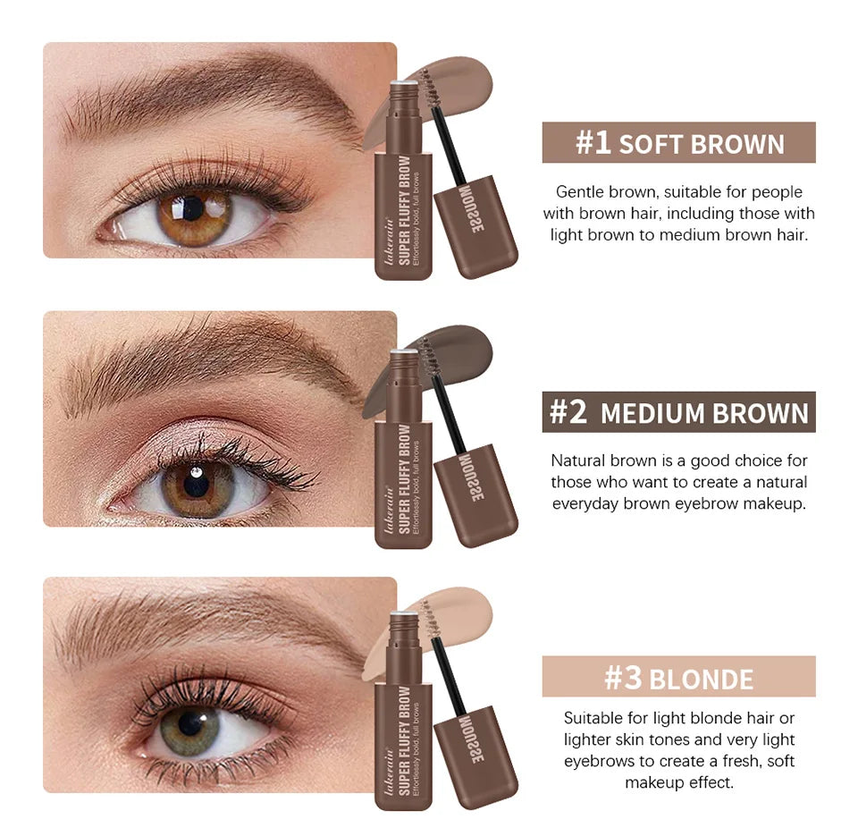 Waterproof Volumizing Eyebrow Mousse for Thick Fluffy Brows - 9