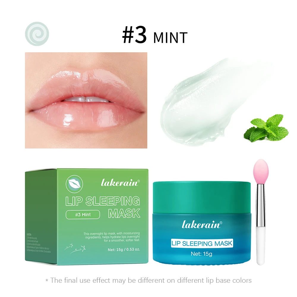 Dual-Color Hydrating Lip Sleeping Mask for Dry Lips