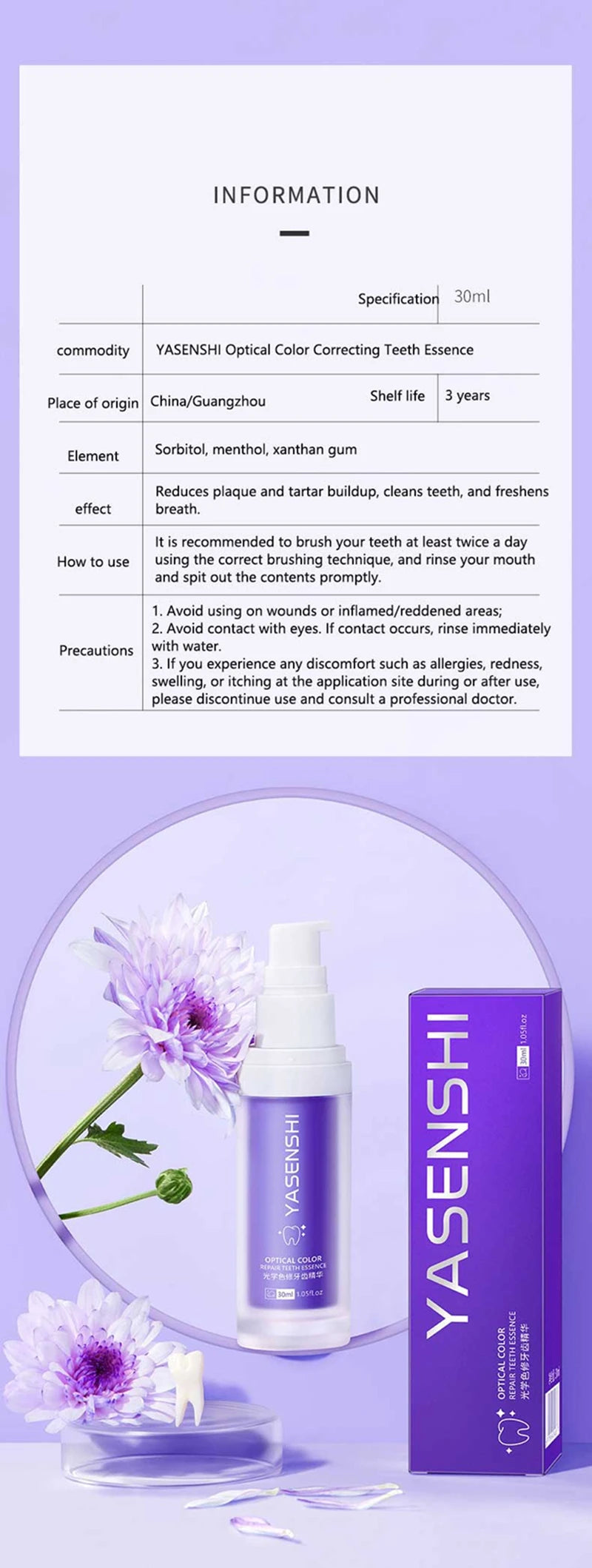 Deep Cleaning Teeth Whitening Foam Toothpaste for Fresh Breath - 19
