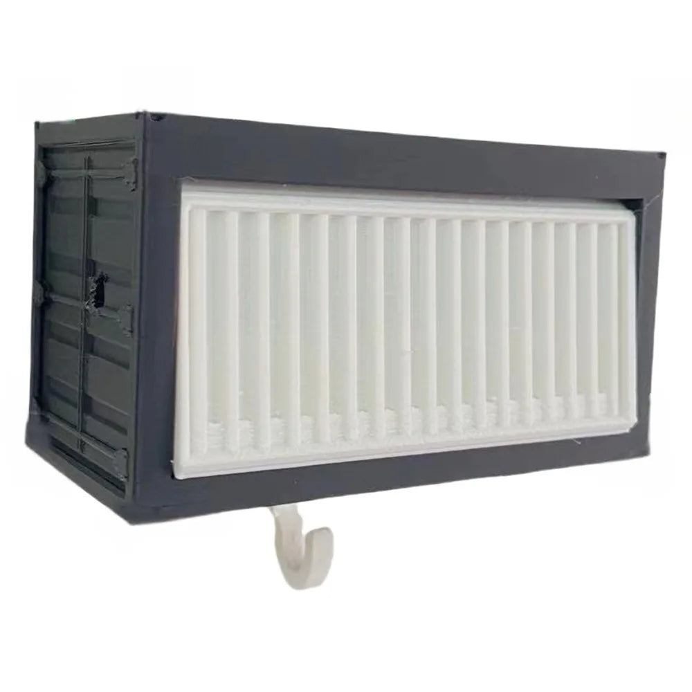 Wall-Mounted Garage Door Key Holder and Display Shelf