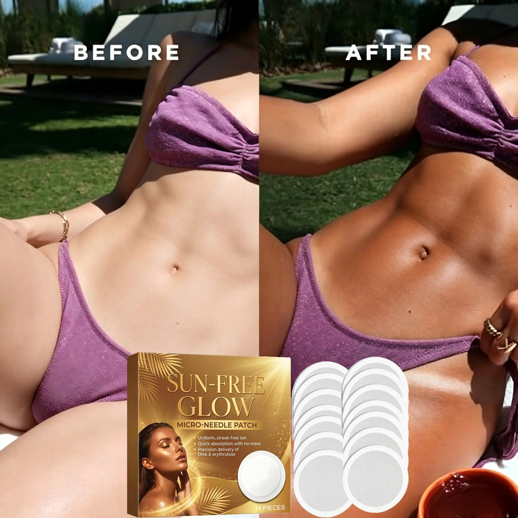7-Day Sunless Tanning Micro-Needle Patches for Streak-Free Glow