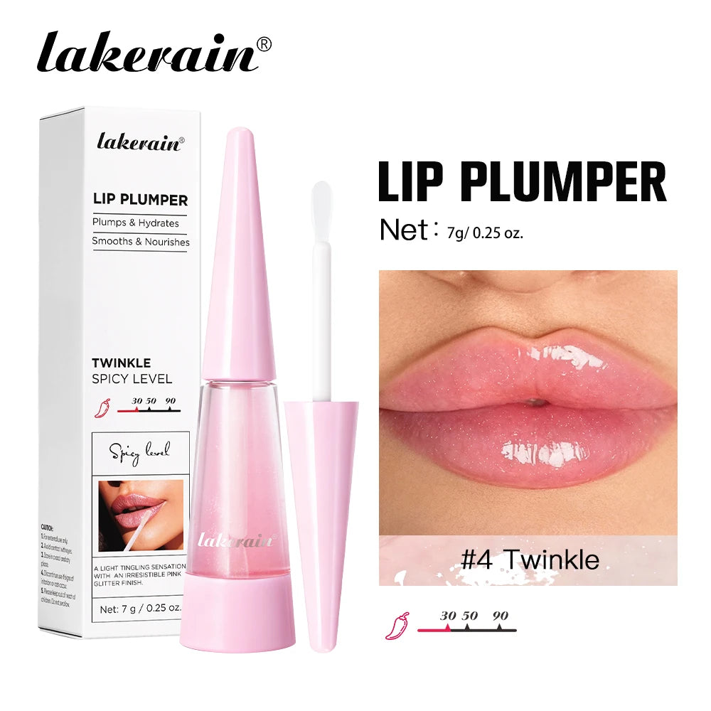 Instant Hydrating Lip Plumper Gloss for Voluminous Lips