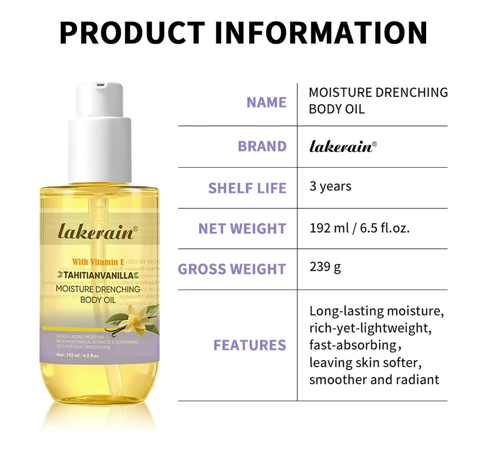 Moisturizing Vanilla Body Oil for Glowing Skin - 17