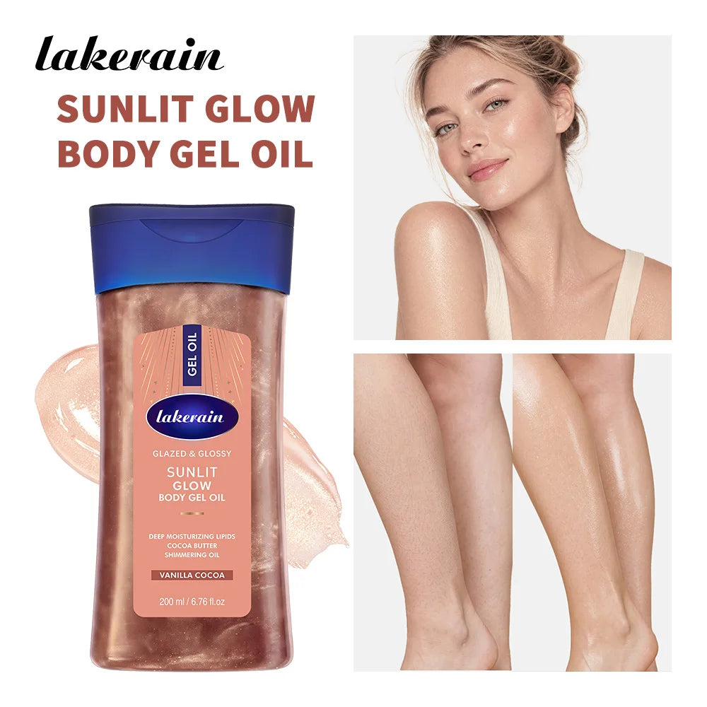 Radiant Hydrating Body Gel Oil for Soft Glowing Skin