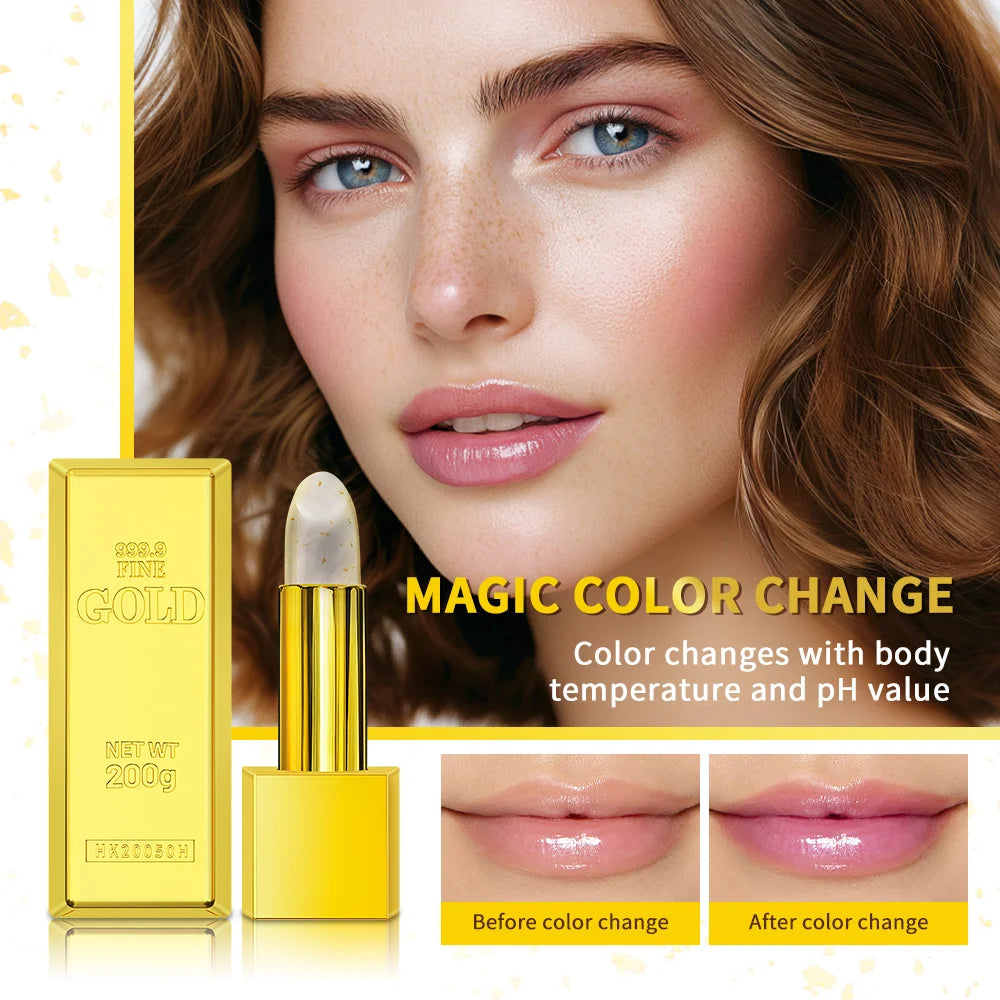 24K Gold Color-Changing Moisturizing Lip Balm - 2
