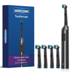 Rotating Electric Toothbrush with 5 Modes and 4 Replacement Heads