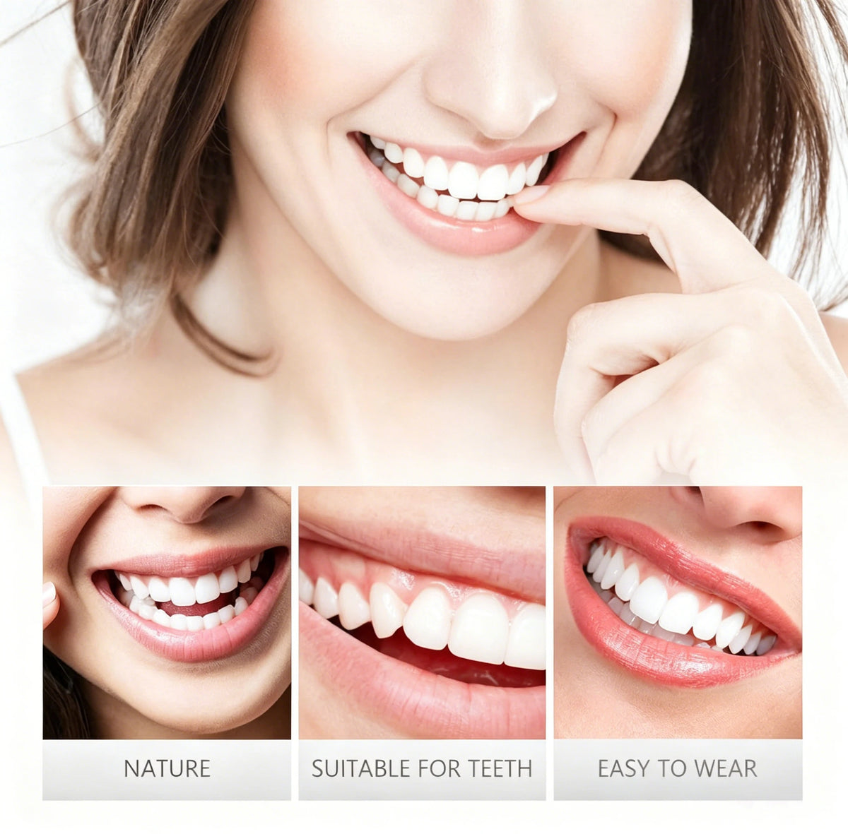 Instant Snap-On Smile Veneers for Natural Looking Teeth