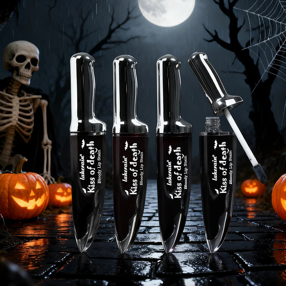 Long-Lasting Bloody Lip Stain for Halloween and Gothic Makeup