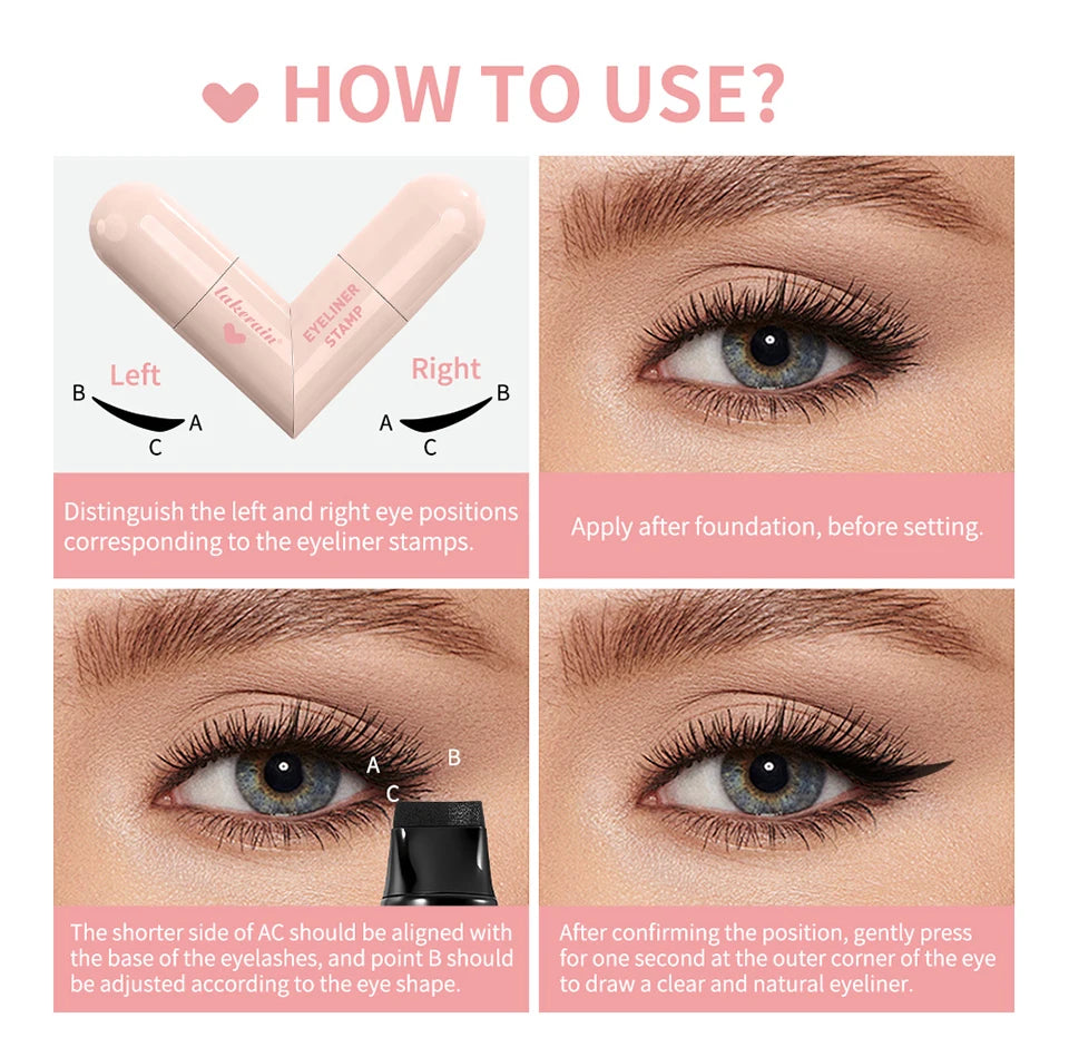Waterproof Winged Eyeliner Stamp for Beginners