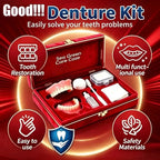 Comfortable Silicone Full-Mouth Denture Set with Storage Case