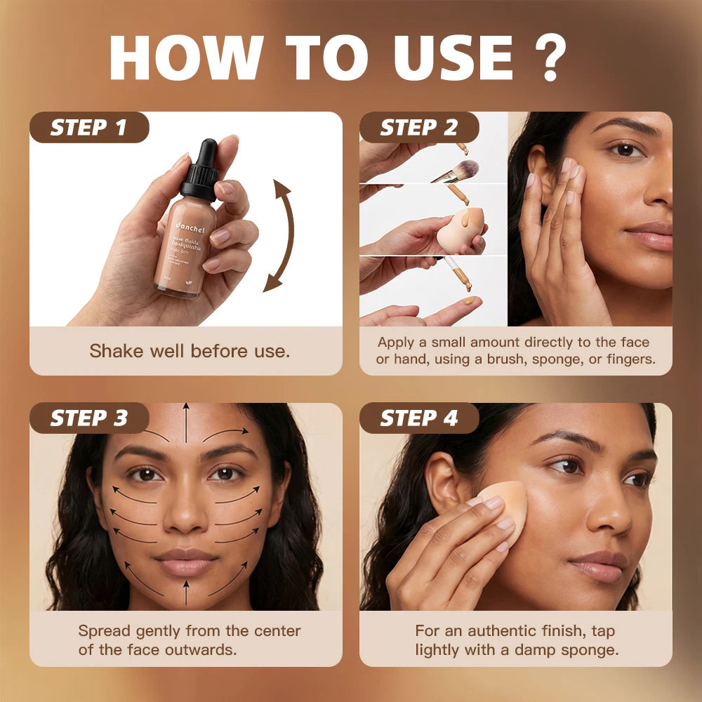 Matte Lightweight Liquid Foundation for Pore Minimizing & Oil Control - 11