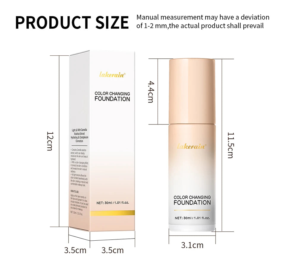 Color-Changing 4-in-1 Moisturizing Foundation with SPF 30