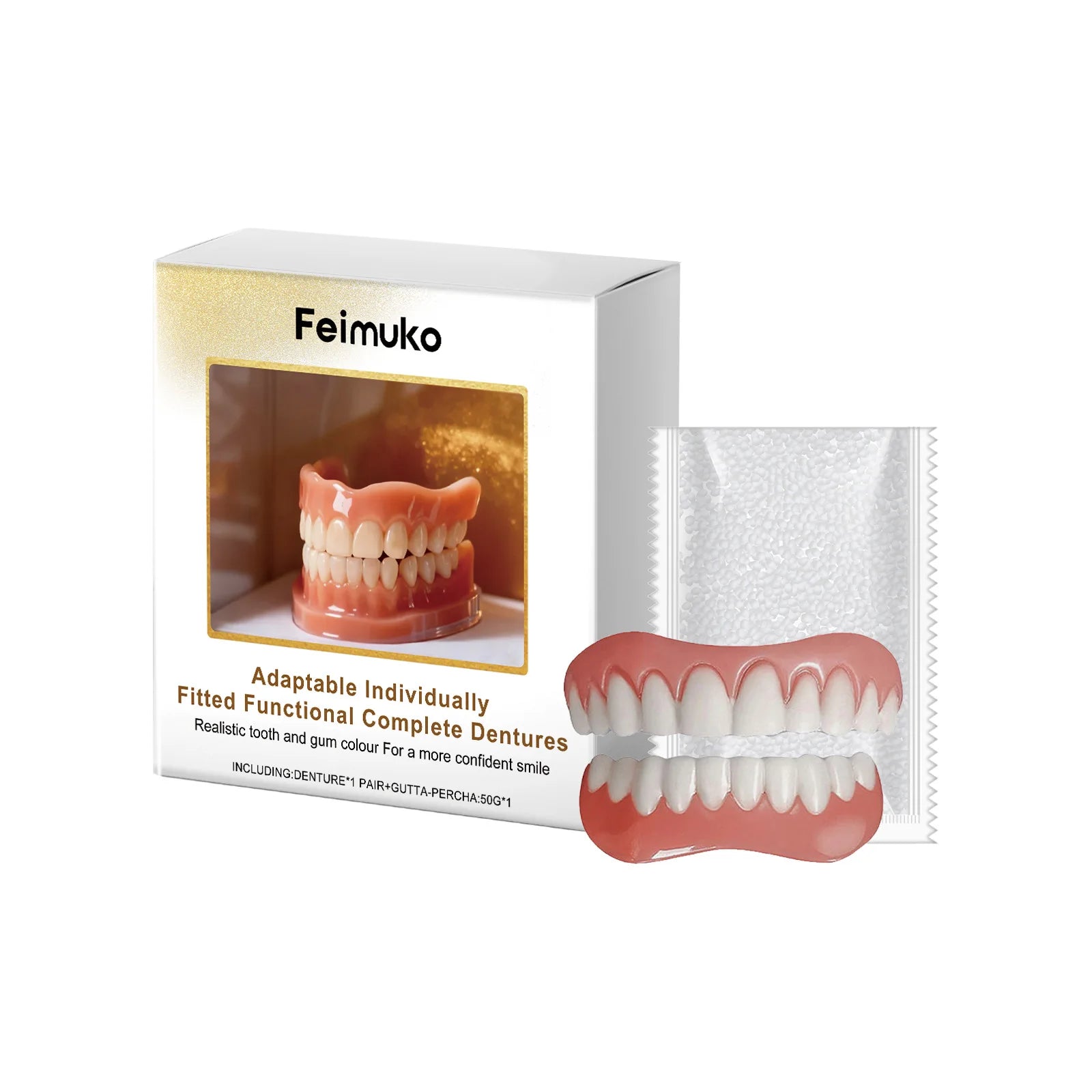 Custom Fit Cosmetic Denture Set for a Confident Smile - 18