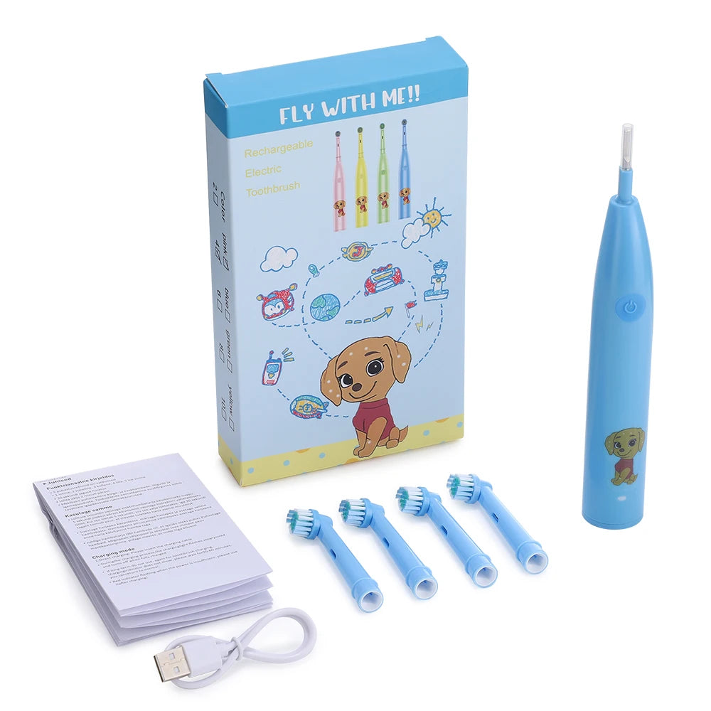 Rechargeable Rotating Electric Toothbrush for Kids - 17