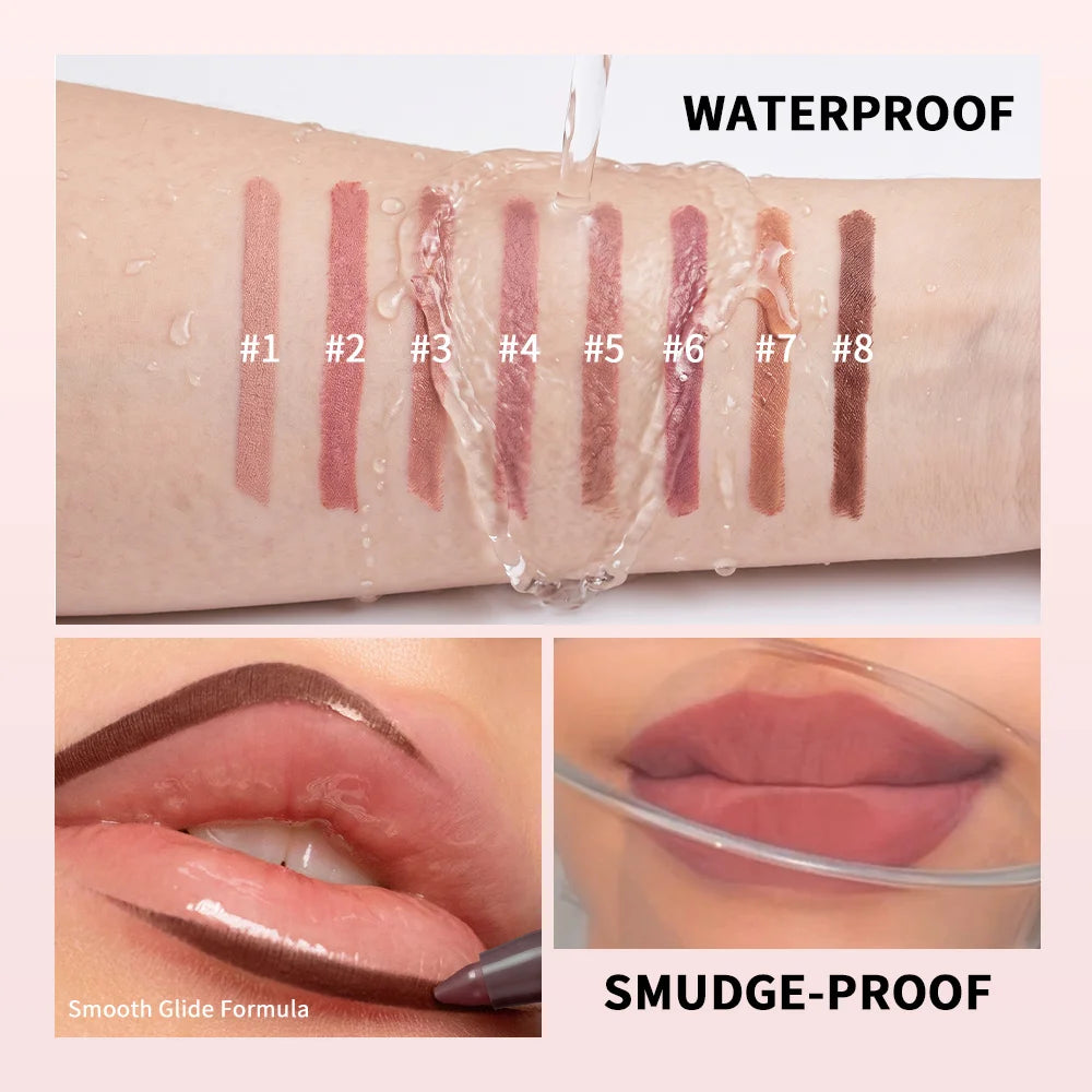 Water-Resistant Matte Lip Contour Pencil