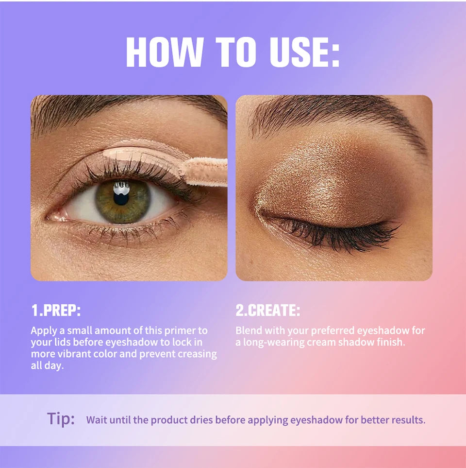Long-Lasting Crease-Proof Eyeshadow Primer - 13