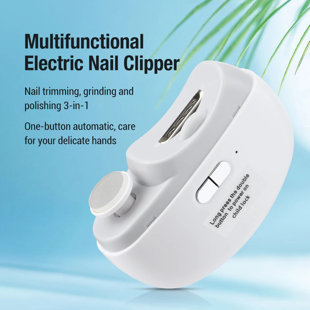 Automatic Electric Nail Trimmer with LED Light - 7