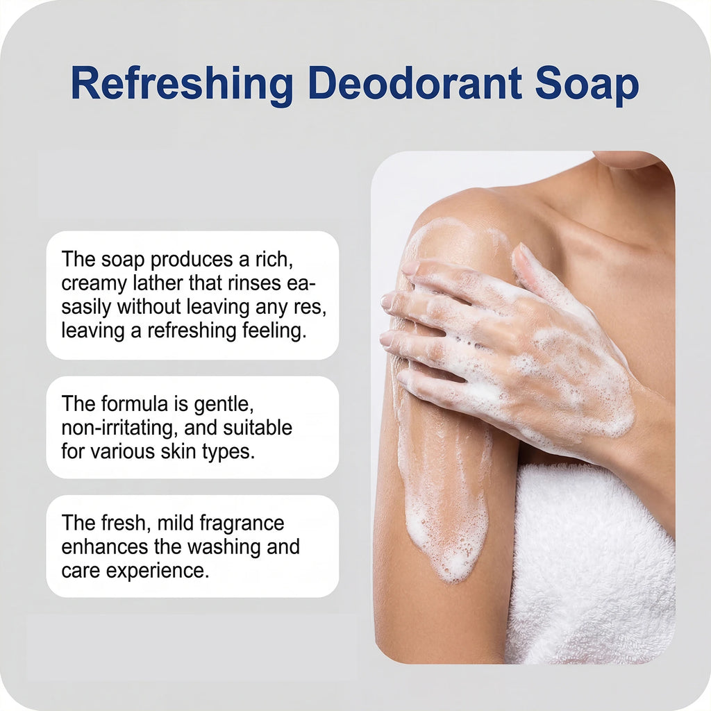 Natural Persimmon Extract Deodorizing Body Soap Bar