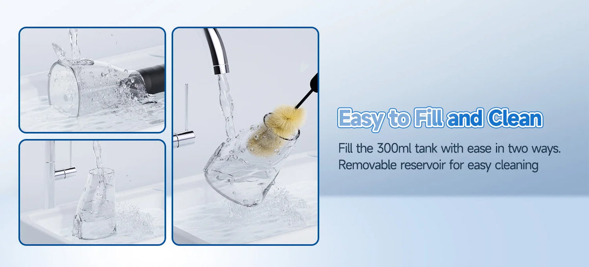 Rechargeable Portable Water Flosser for Teeth Cleaning