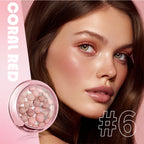 Spherical Shimmer Powder Blush Beads with Applicator