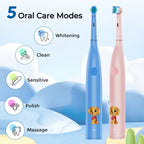Rechargeable Rotating Electric Toothbrush for Kids
