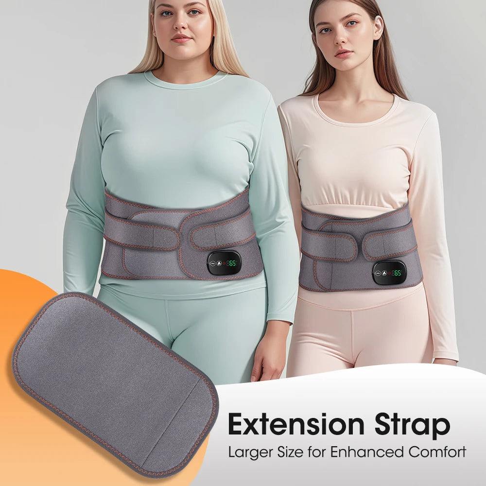 Heated Cordless Vibration Waist Massager Belt