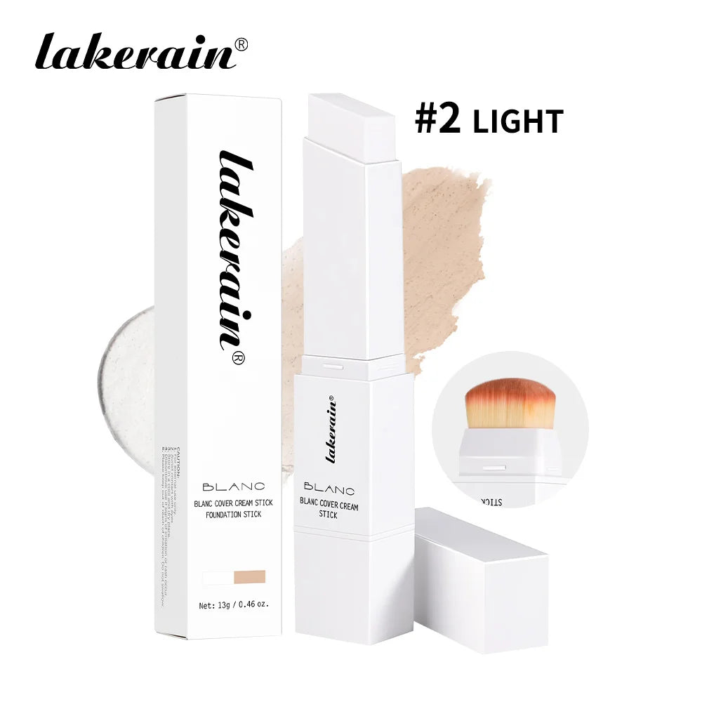 Creamy Tone-Adapting Foundation Stick with Built-in Brush