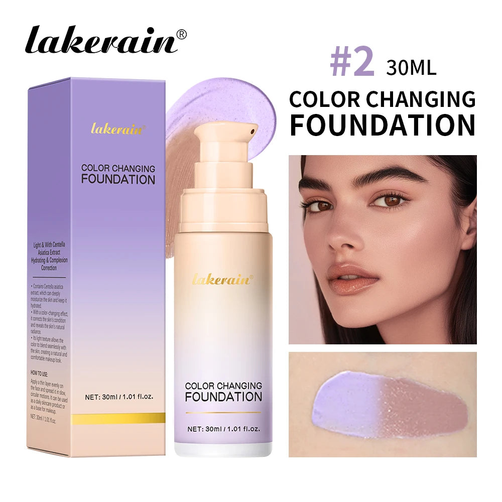 Color-Changing Liquid Foundation for Radiant Skin