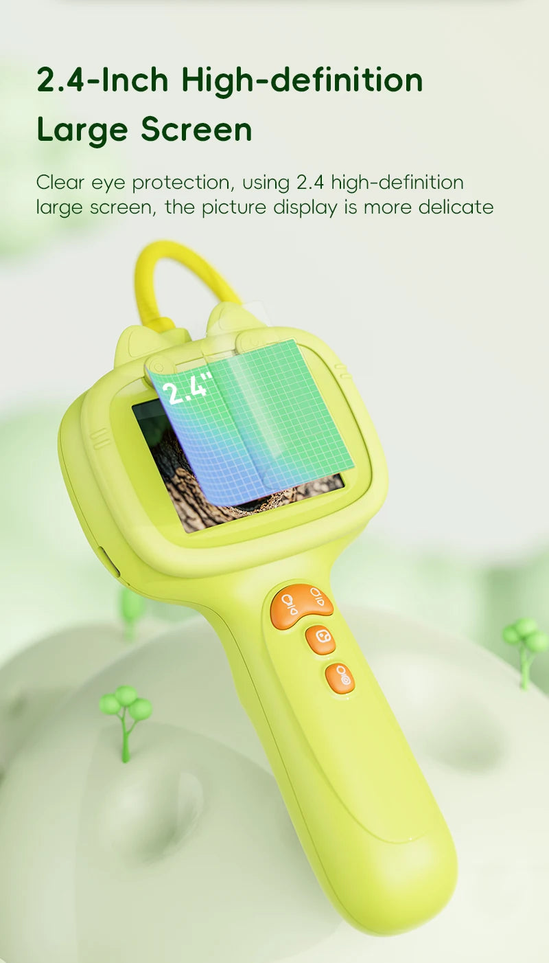 HD Digital Borescope Inspection Camera for Kids Nature Exploration