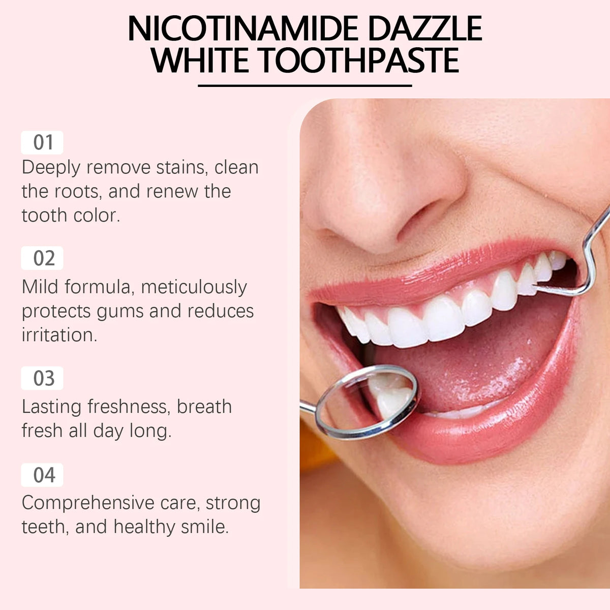 Brightening Teeth Whitening and Gum Repair Toothpaste