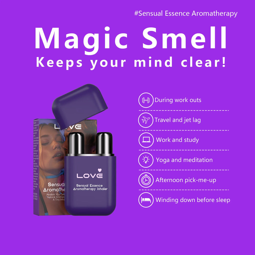 Dual-Hole Sensual Aromatherapy Inhaler for Couples
