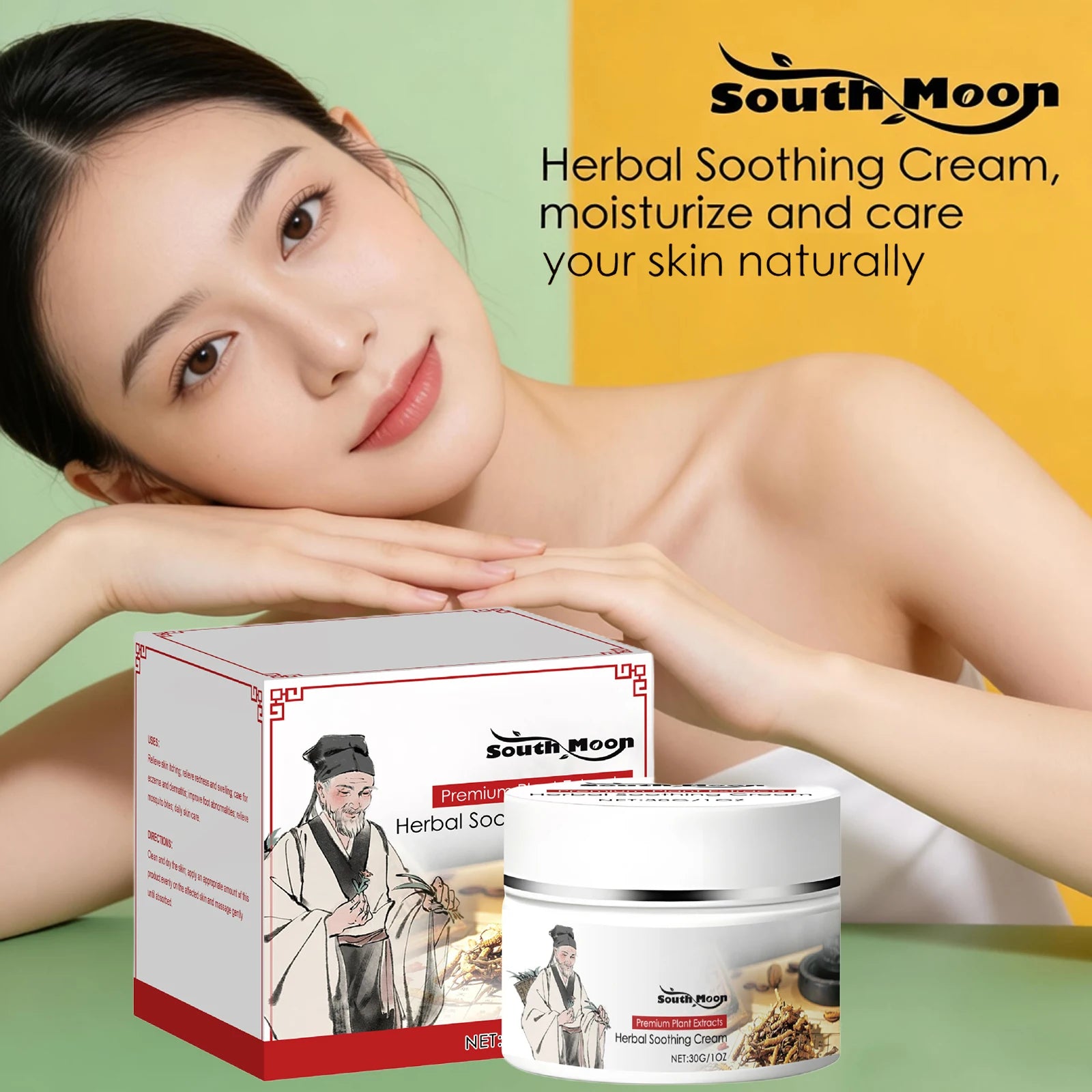 Herbal Soothing Skin Cream for Dryness, Redness and Irritation - 4