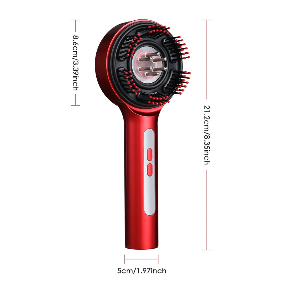 Electric Scalp Massage Comb with Liquid Applicator - 13