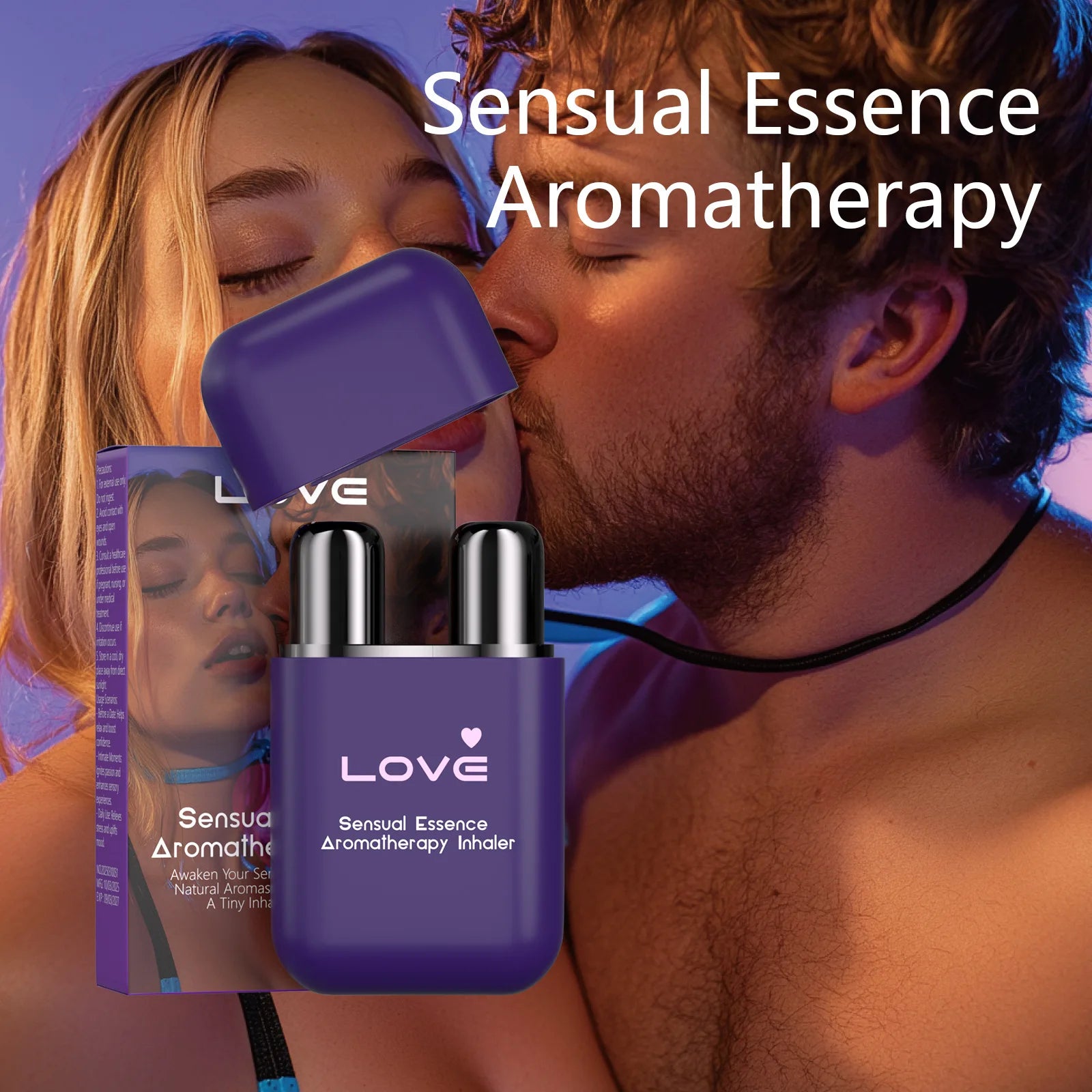 Dual-Hole Sensual Aromatherapy Inhaler for Couples