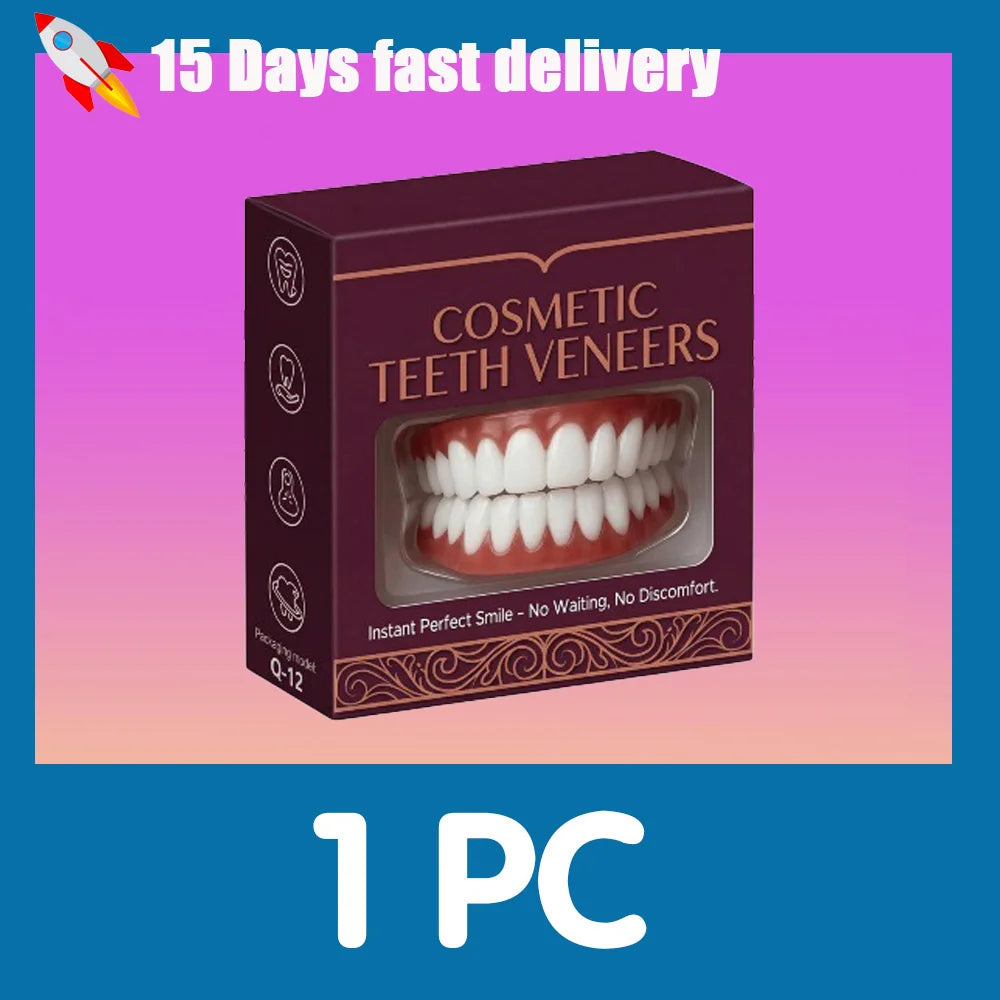 Realistic Cosmetic Silicone Dentures for an Instant Perfect Smile