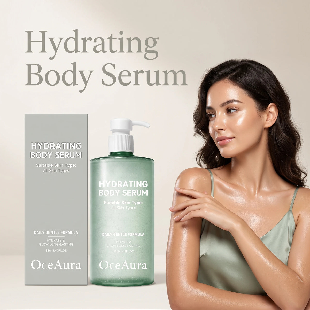 Hydrating Body Serum for Dry Skin and Smooth Complexion