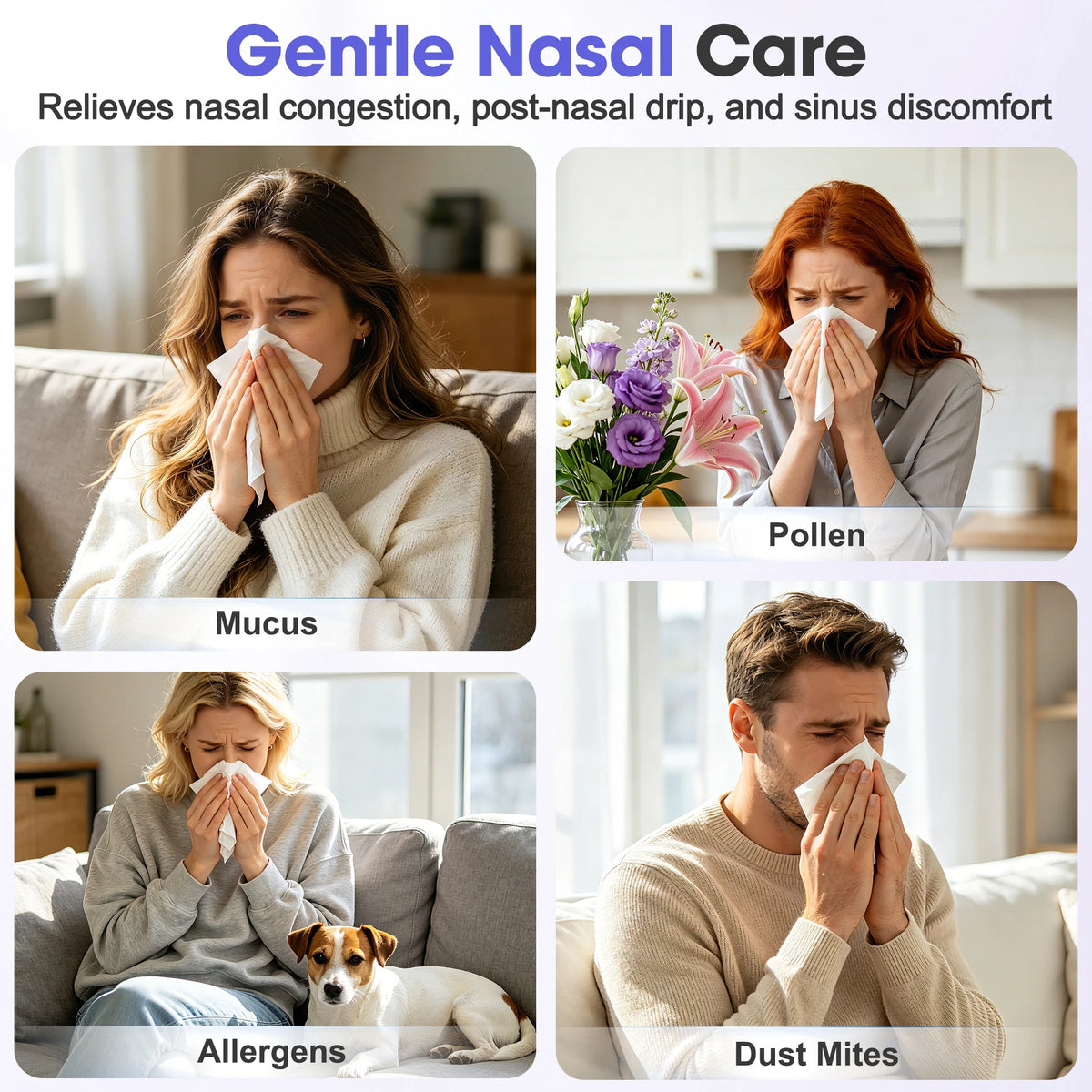 Electric Nasal Irrigator for Sinus Relief and Congestion