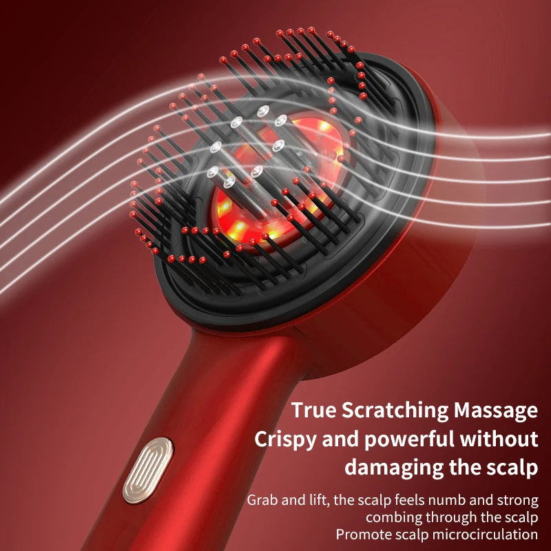 Electric Scalp Massage Comb with Essential Oil Applicator