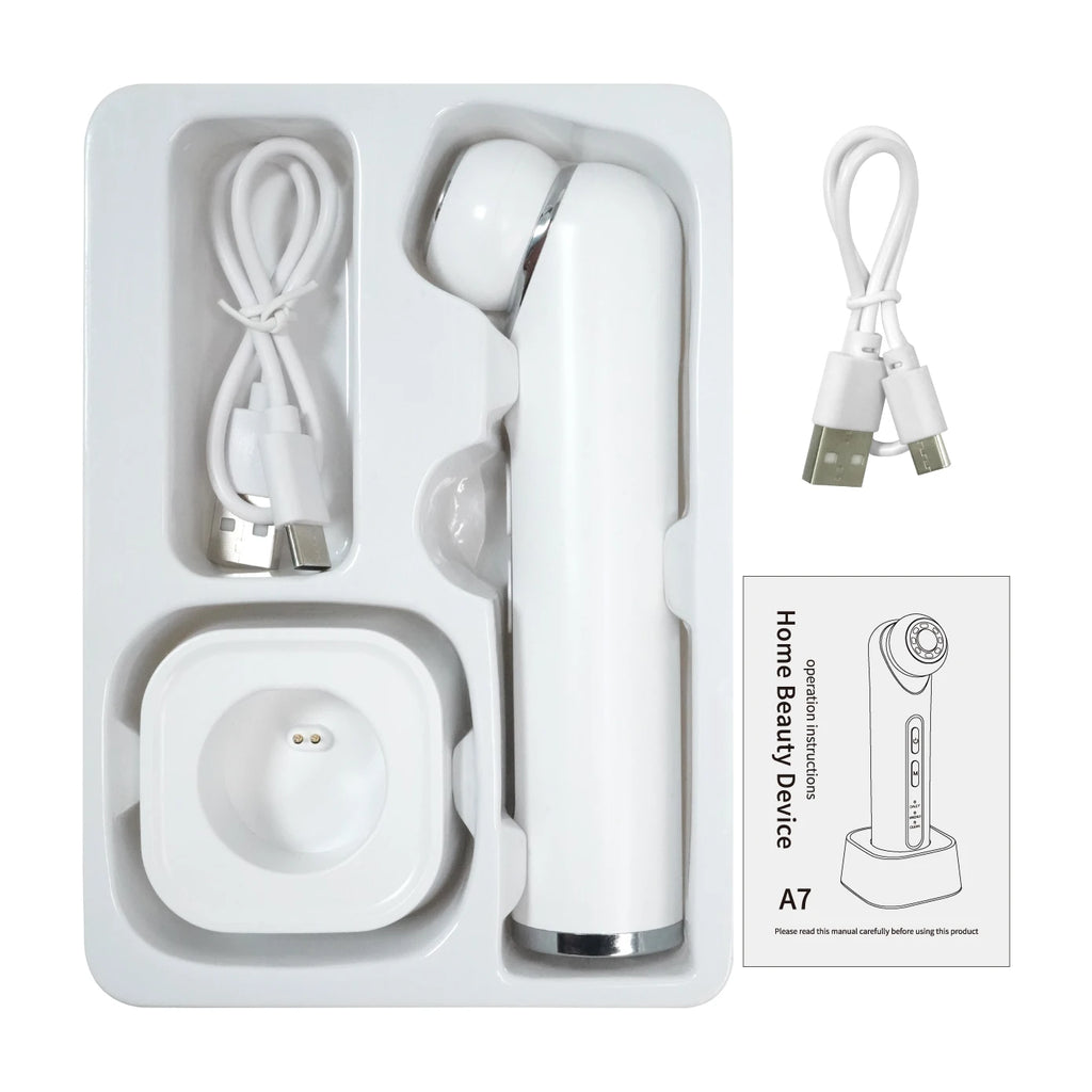 3-in-1 LED Photon Eye Facial Massager for Puffiness and Dark Circles
