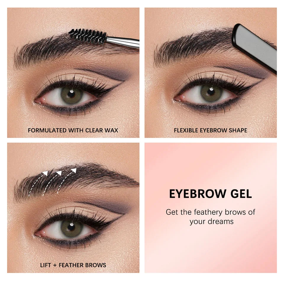 Waterproof 3D Eyebrow Styling Gel for Natural Laminated Brows