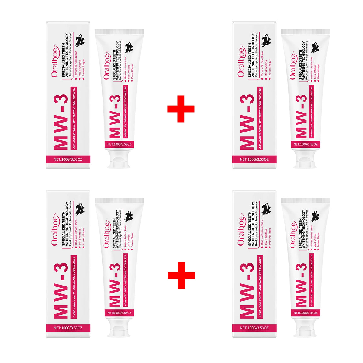 Stain Removing Teeth Whitening Toothpaste for Fresh Breath