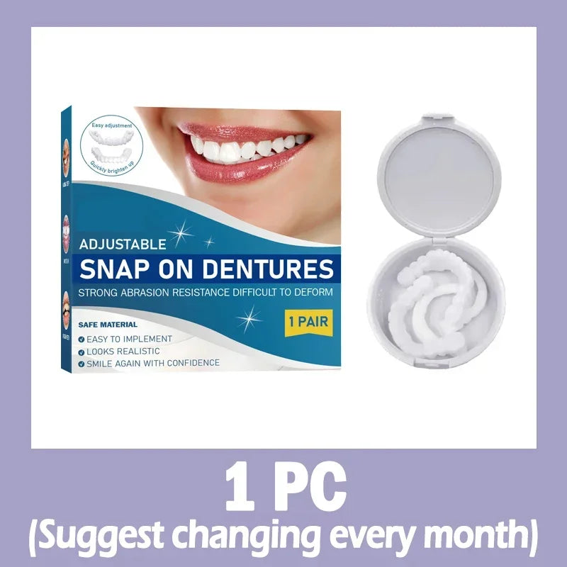 Adjustable Snap-On Dentures for Instant Smile Repair - 15