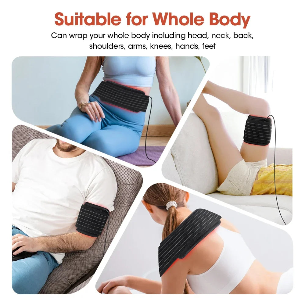 Red Light Therapy Infrared Heating Wrap for Pain Relief