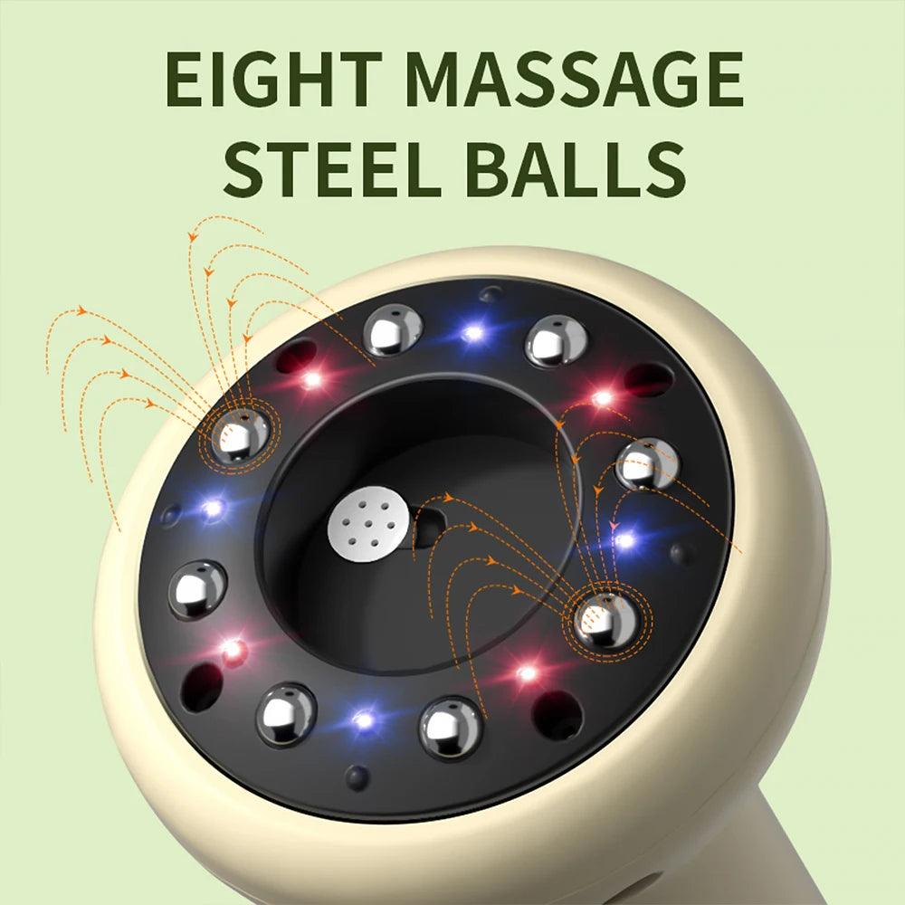 Electric Cordless Body Massager for Hot Compress and Cupping Therapy - 17