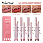 Waterproof Matte Lip Liner Pencil Set for Defined Lips