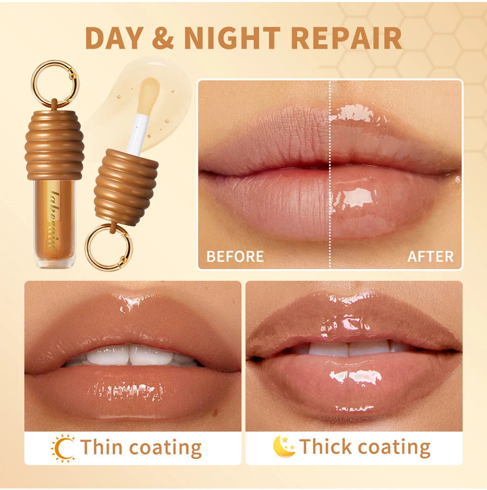 Honey and Chocolate Moisturizing Lip Gloss Set