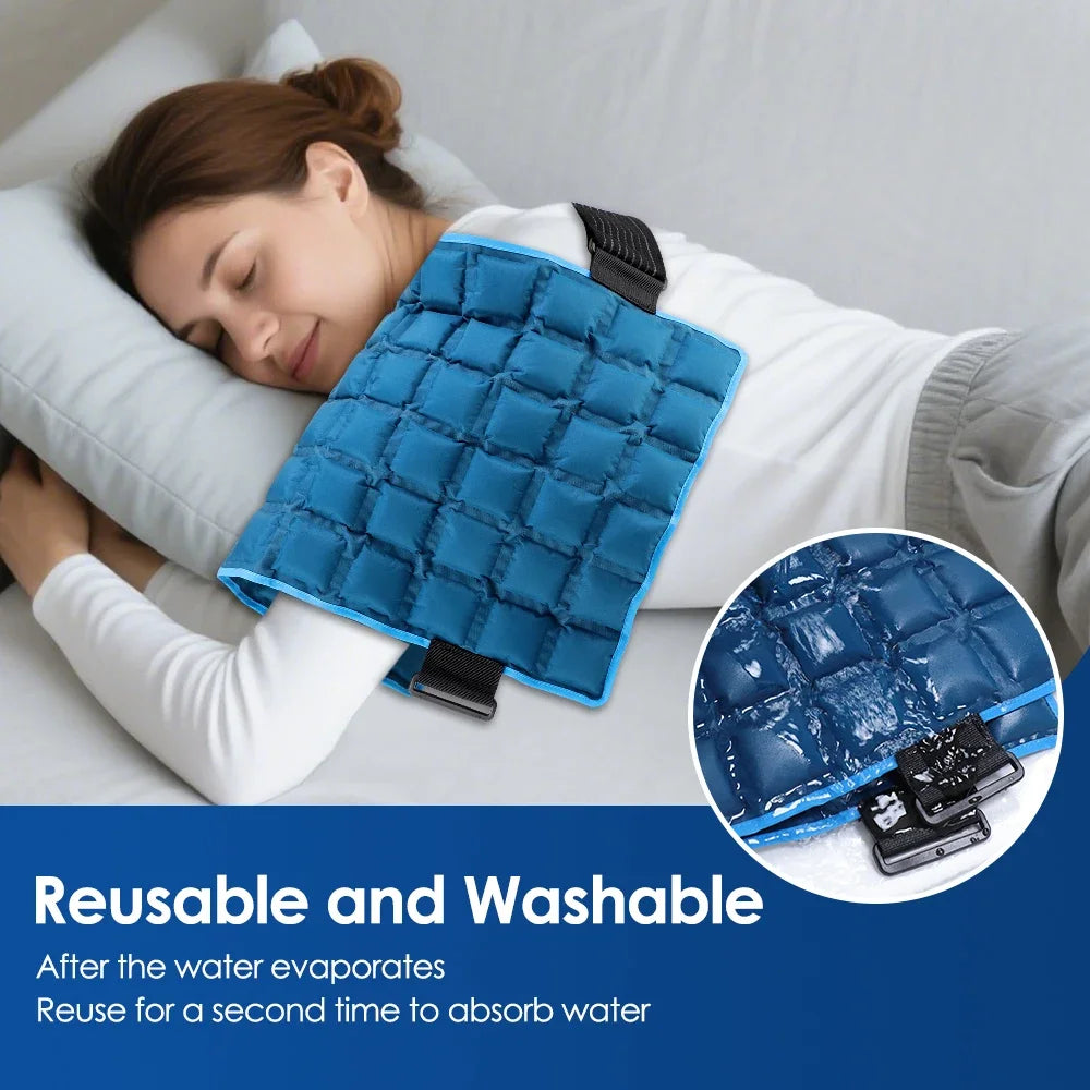 Reusable Hot and Cold Therapy Wrap for Back and Joints