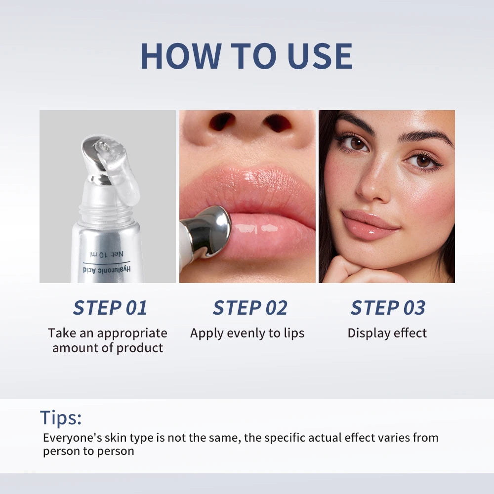Hydrating Lip Plumper Serum with Hyaluronic Acid