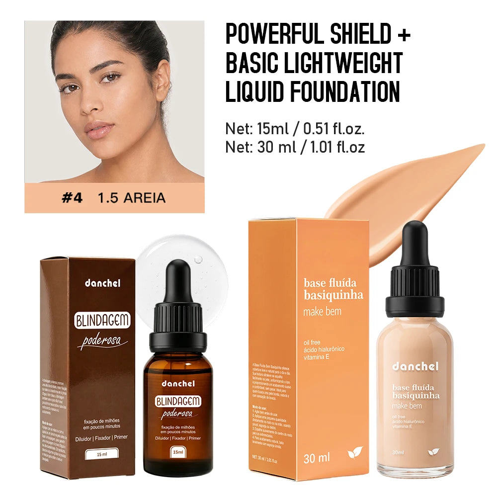 Liquid Foundation and Primer Makeup Set - 26