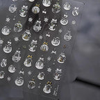 3D Christmas Cartoon Nail Art Sticker Decals